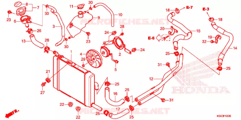 RADIATORE Honda SCOOTER 300 FORZA 2013  NSS300AD