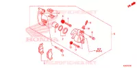CALIBRO FRENO POSTERIORE per Honda FORZA 300 ABS 2014