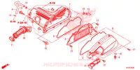 COPERTURA ANTERIORE/FILTRO ARIA per Honda FORZA 300 ABS 2014