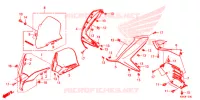 COPERTURA ANTERIORE/VISIERA INDICATORE per Honda FORZA 300 ABS 2014