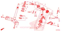 FORK TEE   INTERRUTTORE A CHIAVE (E/ED/F/MA) per Honda FORZA 300 ABS 2014