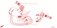 INTERRUTTORE/CAVO/LEVA MANIGLIA(2) per Honda FORZA 300 ABS 2014