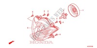 FARO ANTERIORE per Honda SH 125 ABS SPECIAL 2E 2013
