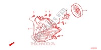 FARO ANTERIORE per Honda SH 125 SPECIAL 5ED 2013
