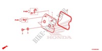COPERTURA TESTA CILINDRO per Honda SH 300 R ABS BLANC TYPE F 2013