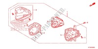 INDICATORE COMBINAZIONE per Honda SH 300 R ABS BLANC TYPE F 2013