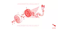 AVVIATORE GENERATORE C.A  per Honda SH 150 ABS D SPECIAL 5ED 2013