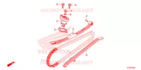 CATENA CAMMA/TENSIONE per Honda SH 150 ABS D SPECIAL 5ED 2013
