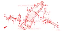 CORPO TELAIO per Honda SH 150 ABS D SPECIAL 5ED 2013