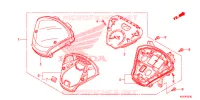INDICATORE COMBINAZIONE per Honda SH 150 ABS D SPECIAL 5ED 2013
