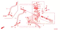 MAESTRO FRENO POSTERIORE CILINDRO per Honda SH 150 ABS D SPECIAL 5ED 2013