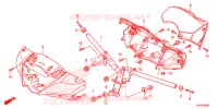 MANIGLIA STERZO/COPERTURA MANIGLIA per Honda SH 150 ABS D SPECIAL 5ED 2013