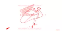 PARAFANGO ANTERIORE per Honda SH 150 ABS D SPECIAL 5ED 2013