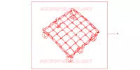 RETE P/OGGETTI(NERO) per Honda SH 150 ABS D SPECIAL 5ED 2013