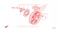 RUOTA POSTERIORE per Honda SH 150 ABS D SPECIAL 5ED 2013