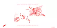 ALBERO A GOMITI/PISTONE per Honda SH 150 D 2013