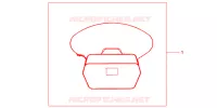BORSA INTERNA TOP BOX 35LT per Honda SH 150 D 2013