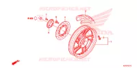 RUOTA POSTERIORE per Honda SH 150 D 2013