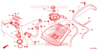 SERBATOIO COMBUSTIBILE per Honda SH 150 D 2013