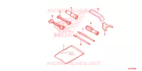 UTENSILI/SCATOLA BATTERIA per Honda SH 150 D 2013
