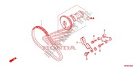 CATENA CAMMA/TENSIONE per Honda FOURTRAX 420 RANCHER 4X4 Electric Shift 2011