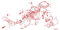 COPERTURA ANTERIORE/FILTRO ARIA per Honda FOURTRAX RANCHER 420 4X4 Electric Shift 2011