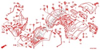 PARAFANGO POSTERIORE per Honda FOURTRAX 420 RANCHER 4X4 Electric Shift 2011