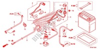 BARDATURA FILO/BATTERIA per Honda FOURTRAX 420 RANCHER 4X4 Manual Shift 2011