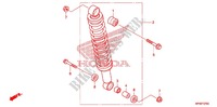 CUSCINO POSTERIORE(2) per Honda FOURTRAX 420 RANCHER 4X4 Manual Shift 2011