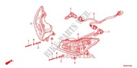 FARO ANTERIORE per Honda FOURTRAX 420 RANCHER 4X4 Manual Shift 2011