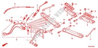 PEDALE/GRADINO per Honda FOURTRAX 420 RANCHER 4X4 Manual Shift 2011