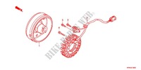 COPERTURA CASSA MANOVELLA/ GENERATORE(2) per Honda FOURTRAX 420 RANCHER 4X4 PS RED 2011