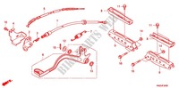 PEDALE/GRADINO per Honda FOURTRAX 500 FOREMAN RUBICON Hydrostatic 2013