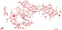 SEDILE/PORTATORE per Honda FOURTRAX 500 FOREMAN RUBICON Hydrostatic 2013