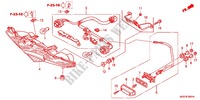 FANALE LUCE POSTERIORE (VFR1200FC/FD/FDC/FDD) per Honda VFR 1200 DCT 2013