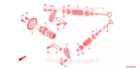 ALBERO A CAMME/VALVOLA per Honda PCX 125 SPECIAL EDITION 2013