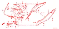 COPERTURA CORPO/SCATOLA BAGAGLI/ PORTATORE BAGAGLI per Honda PCX 125 SPECIAL EDITION 2013