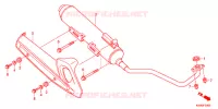 SMORZATORE SCARICO(2) per Honda PCX 125 SPECIAL EDITION 2013