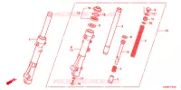 FORCELLA ANTERIORE per Honda PCX 125 2013