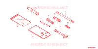 UTENSILI/SCATOLA BATTERIA per Honda PCX 125 2013