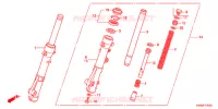FORCELLA ANTERIORE per Honda PCX 125 2014