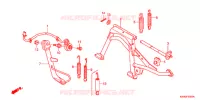SOSTEGNO PRINCIPALE/PEDALE FRENO per Honda PCX 125 2014