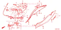 COPERTURA CORPO/SCATOLA BAGAGLI/ PORTATORE BAGAGLI per Honda PCX 125 2014