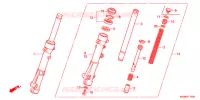 FORCELLA ANTERIORE per Honda PCX 125 2014