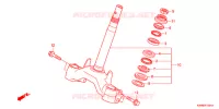 GAMBA STERZO/PONTE SOPRA (WW125SD) per Honda PCX 125 2014