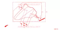 PARAFANGO ANTERIORE per Honda PCX 125 2014