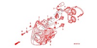 FARO ANTERIORE (1) per Honda CB 600 F HORNET ABS 34HP 2010