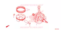 ALBERO A GOMITI/PISTONE per Honda CRF 250 R 2014