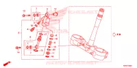 AMMORTIZZATORE DI STERZO per Honda CRF 250 R 2014