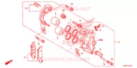 CALIBRO FRENO ANTERIORE per Honda CRF 250 R 2014